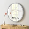 Miniatyrbild 3 av 6: Shut UP You Look Good Quote Mirror Decal Inspirerande Spegeldekal