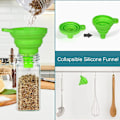 Miniatyrbilde 5 av 5: 24 STK GLASBEHOLDERE FOR KRUTTER, SET MED ALUMINIUMLOKK, OPPBEVARINGSGlass