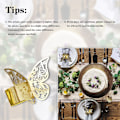 Miniatyrbilde 8 av 8: 100 stk Butterfly Papir Serviettringer Bryllup Fest Serviett Tab