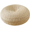 Pikkukuva 2 / 5: Olkipehmuste Rattan-Futon Meditaatio Meditaatiopehmuste Käsin Kudottu Futon Paksuuntunut Ruohon Pier Tatami Ikkunaluukun Pehmuste