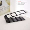 Miniatyrbilde 4 av 5: Stativ for fjernkontroll, DVD, TV, VHS og telefon - Plast (Svart)