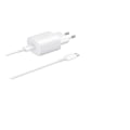 Miniatyrbild 4 av 5: 25W USB C-laddare med laddningskabel 1M, Typ C snabbladdare med kabel, Fast PD 3.0 laddningskontakt nätadapterkontakt för Samsung Galaxy S22+/S21