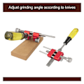 Miniatyrbilde 6 av 8: Honing Guide Justerbar Fast Vinkel Snekker Slipeskinne for Meisel Planerblad