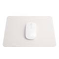 Miniatyrbillede 6 af 8: 2 stk. Mussemåtte 2-sidet PVC Læder Vandafvisende Skrivebordsmatte Kontor Hjem Mus Beskytter 27x21cm (Cremet Hvid Sølv)