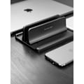 Miniatyrbild 5 av 5: Vertikal Laptop Stativ, Justerbart Laptop Stativ, Vertikal, 3 i 1 Laptop Stativ, Platsbesparande för MacBook, Notebook, iPad, Bärbara datorer upp till 17,3 tum,