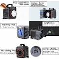 Miniatyrbild 4 av 5: Super ekologisk filtreringspump för KO i karpsjö? Utomhus poolpump, låg förbrukning, Oase fiskdammspump, ström pump, vattenfall fontän