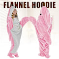 Miniatyrbillede 4 af 5: Hark Blanket Haj-Onesie Hai Tæppe Til At Trække På Voksne Sovepose Kostume, L/170*70cm