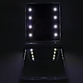 Miniatyrbillede 6 af 6: Bærbar LED Makeup Spejl Moderne Desktop Foldbar Fyldlys Spejl Kosmetik Værktøj Hvid