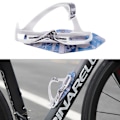 Miniatyrbild 3 av 7: Cykel Flaskhållare Aluminiumlegering Cykel Vattenkopp Kettle Support Tillbehör (Vit)
