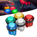 Miniatyrbilde 1 av 8: 5 stk Arcade Trykknapper Profesjonelle LED-belyste Trykknapper for Spillmaskin 5V