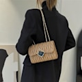 Miniatyrbillede 4 af 5: Enkel skuldertaske fritids messenger taske ny kunstig