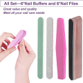Miniatyrbild 6 av 7: Nagelvårdssats, nagelfilar, bufferblock, nagelbandstång