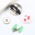 Miniatyrbillede 4 af 5: 2-pak Dørstopper, Magnetisk Dørstopper, Flush Moderne Gulvmontering