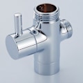Miniatyrbilde 4 av 5: Multifunksjonell G1/2in Tråd Vannkran Adapter Vannomdirigeringsventil for Hjem Bad
