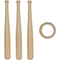 Miniatyrbillede 1 af 4: Baseball Stativ Baseball Stativ Holder Træ Baseball Stativ Disp
