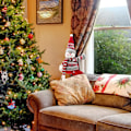 Miniatyrbild 7 av 7: Lättinstallerade Gardinhållare Fästen, Non-woven Tyg Julgardinspännen för Design för Jul Hem Högtidsdekor, 2 Stycken