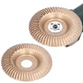 Miniatyrbillede 1 af 8: Træskæringsdisk Slibning Formningshjul Rustfrit Stål til Vinkelslibere 22mm Guld