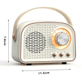 Miniatyrbild 2 av 6: Retro Bluetooth-högtalare, trådlös vintage-högtalare, utomhuskabel