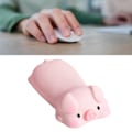 Miniatyrbillede 5 af 5: Keyboard Håndledsstøtte Tegneserie Dyre Stil Blød Komfortabel Træthedslindring Keyboard Håndledspude til Hjem Spil Kontor Pink Gris