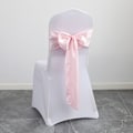 Miniatyrbilde 4 av 5: Sett med 10 dekorative satengbånd til stoler, med sløyfe, designet for bryllup