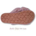 Miniatyrbillede 4 af 6: Dames Pels-Tøfler Flip Flop Åben Tå Cozy Hus Memory Foam S
