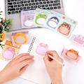 Miniatyrbillede 4 af 6: 8 stk. Søde Dyre Sticky Notes, Dyre Selvklæbende Notesbøger Tegneserie