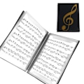 Miniatyrbild 1 av 8: Notmapp Mapp 4 Sidor Expandera Piano Notmapp Pärm Ele Spiral Notmapp Organizer A4 Storlek Skrivbar Körmapp för Notförvaring