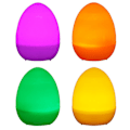 Miniatyrbilde 2 av 4: 12 stk LED Lysende Påske Egg Batteridrevet Simulering Dekorasjon for Hjem Stue Hage