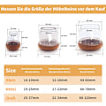 Miniatyrbild 2 av 5: Skyddande möbelfötter för stolsben stolsöverdrag stolsbensöverdrag 32 st