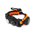 Miniatyrbild 2 av 6: Överlevnadsarmband i paracord 7-i-1 Taktiskt armband - Nödläge