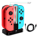 Pikkukuva 5 / 5: 4-in-1 Latausasema Nintendo Switchille, Lamppost LED -ilmaisimella, Latausteline Latauskaapelilla