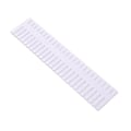 Miniatyrbillede 2 af 2: 4 stk Skuffedeler Organizer Plast Skuffeopbevaringspartition Hjem Justerbar Clapboard Hvid Lang 37x7CM