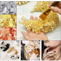 Miniatyrbillede 8 af 8: Guldfolie Flager til Harpiks, 3 Flasker Metallic Folie Flager 15