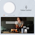 Miniatyrbilde 7 av 8: Smart Taklampe WiFi 25W Kald og Varmt Lys RGB Ultra Tynn LED Lys Hvit AC 90‑250V for Tuya