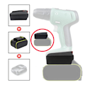 Miniatyrbilde 8 av 8: Litiumbatteriadapter for å konvertere fra WORX 20V Padfoot Green 5-pin til Bosch 18V PBA Power Tool-tilbehør