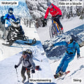 Miniatyrbilde 5 av 5: Vinterhansker for menn, utendørs ski, tykk fløyel, varm