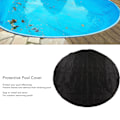 Miniatyrbild 7 av 8: Poolskydd Vattentätt Rundt Enkelt Poolskydd för Runda Poolbad Pool 3,6 X 3,6m