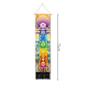 Miniatyrbild 4 av 5: Sju Chakra Dekorativ Väggbonad Gobeläng Bohemia Tarot Fas Tassel Gobeläng Boho Art Gobelänger För Sovrum Kontor Dekor