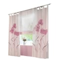Miniatyrbillede 2 af 7: SIMPVALE 2 stk Gardinpanel Gardin Print Blomster Forhæng til