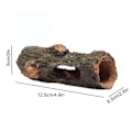 Miniatyrbillede 3 af 5: Harpiks Akvarium Ornament Hul Træstamme Fiskekum Træ Log Trælandskab Fiskekum Dekoration