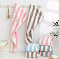 Miniatyrbild 5 av 5: 2-pack mikrofiberhårhandduk wrap turban, snabb torkning av hårtorkning till