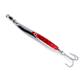 Pikkukuva 1 / 2: Lureja Sekvenssit Metalli Bass Hard Spoon Bait Jig Lure Teko-koukku (Punainen 28g)