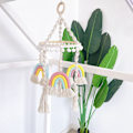 Miniatyrbild 5 av 5: Regnbåge Mobil Hängande Macrame Baby Mobil Regnbåge Spjälsäng Mobil