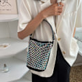 Miniatyrbillede 5 af 5: Vanddiamant Nitter Aftenpung Kvinders Clutch Crossbody