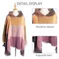 Pikkukuva 3 / 5: Naisten Ruudullinen Hupparihuivi Cape Shawl Poncho