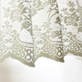 Miniatyrbilde 6 av 8: 1 stk Blomsterblonder Gardin Valance Broderi Halvtransparent Kort Wi