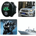 Miniatyrbild 4 av 5: Spänningsmätare med touch-känslig strömbrytare Digital display DC LED voltmeter Mätning av batterikapacitet med strömbrytare