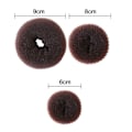 Miniatyrbild 5 av 8: 17 st Donut Hårbulle Maker Set, 3 st Hårbulle Maker,