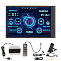 Miniatyrbilde 2 av 8: PC CPU Data Monitor 3,5 tommers IPS USB Mini Skjerm Klar Data Multifunksjonell Mini ITX PC Kabinett Monitor for PC Chassis