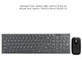 Miniatyrbillede 4 af 5: Trådløst mus- og tastatur-sæt 10m fjernforbindelse Smart Sleep Fingerboard og mus-kombination til IOS/Windows/Android Sort